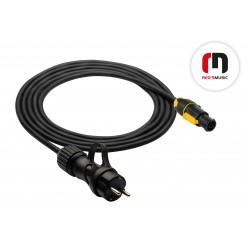 Reds Music  KZN2280T1 Kabel zasilający KZN22…T1 - Schuko / Powercon True1 Neutrik długość 8.0 m